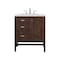 James Martin Vanities Addison 30in Single Vanity, Mid-Century Acacia w/ 3 CM Ethereal Noctis Quartz Top E444-V30-MCA-3ENC - alternate 1